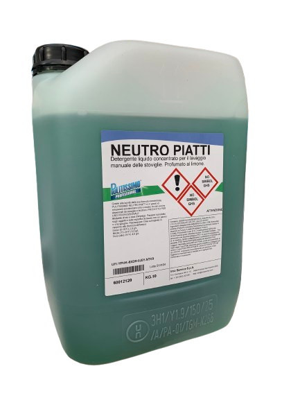 Засіб для ручного миття посуду Pulitissimo NEUTRO PIATTI ( Неутро Піаті ), 10 кг